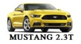 Yellow ford mustang 2.3t coupe.