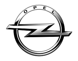 Opel automobile company logo.