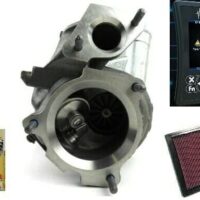 Car turbocharger, performance controller, and air filter.