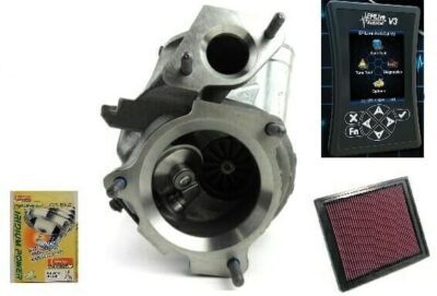 Car turbocharger, performance controller, and air filter.